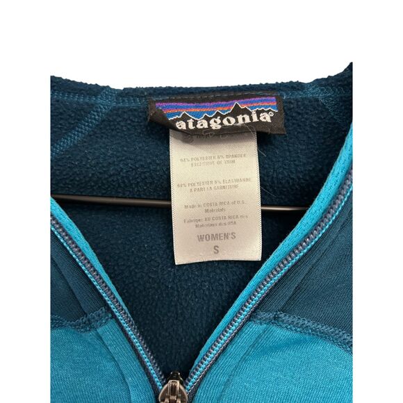 Patagonia Jacket Adult S Blue Tech Fleece Lined Hiking Active Outdoors Womens - Picture 4 of 5